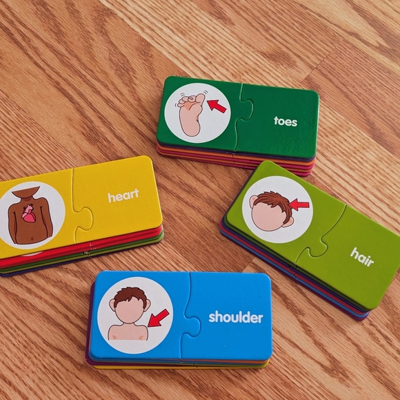 Colorful Educational Body Part Puzzle Set - Picture 2 of 3